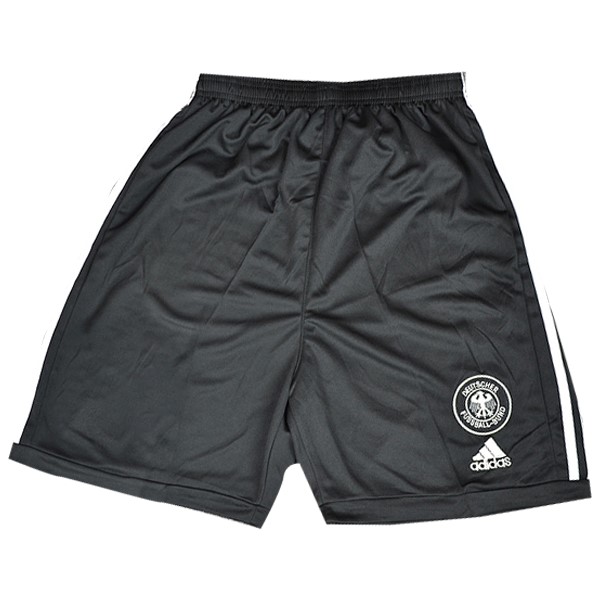 Pantalones Alemania Primera equipo Retro 2002 Negro